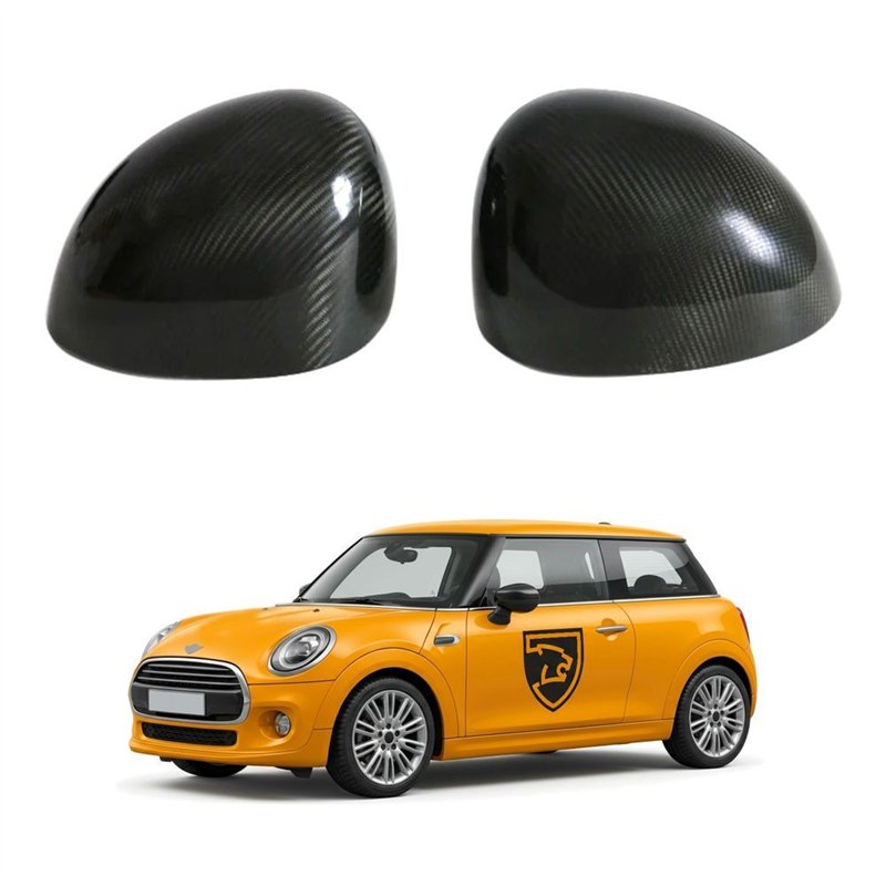 Nakładki na lusterka Mini Hatch Hatchback III F56 3D 2014-2024 Włókno wę