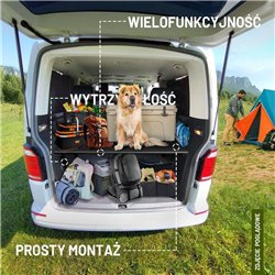 Trunk bed for Ford Tourneo Custom II (V710) 2023- | Black