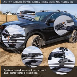 Bagażnik dachowy Peugeot Expert II 2007-2016 | Aluminium plastik