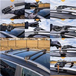 Bagażnik dachowy Renault Trafic II 2001-2014 | Aluminium plastik