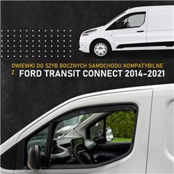 Front side window deflectors Ford Transit Connect II (Mk2 | V408) 2013-2024