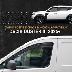Owiewki szyb bocznych do Dacia Duster III (DJF) 2024- | plastik