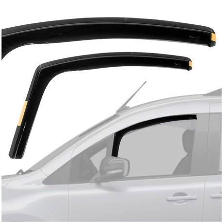 Front side window deflectors for Mercedes T-Class (W420) 2022-2026