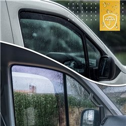 Front side window deflectors for Mercedes T-Class (W420) 2022-2026