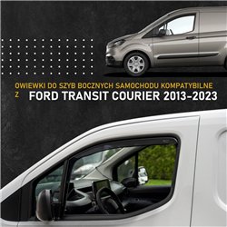 Front side window deflectors for Ford Transit Courier I (B460) 2014-2023