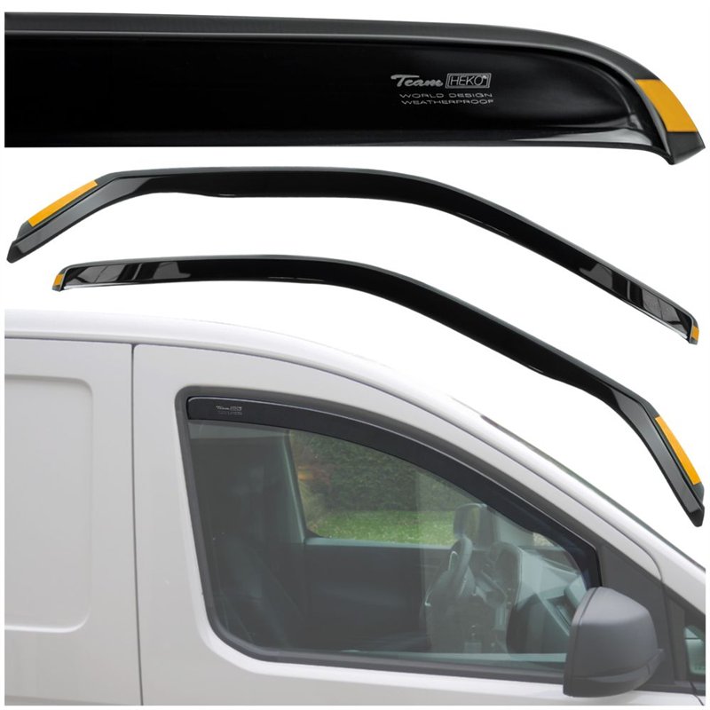 Owiewki szyb bocznych przednich Citroen Jumpy II 2007-2016 | plastik