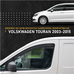 Side window deflectors for Volkswagen VW Touran I (1T | GP) 2003-2015