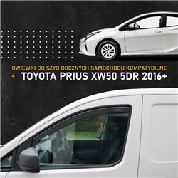 Owiewki szyb bocznych Toyota Prius Hatchback IV 2016- | plastik
