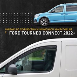 Front side window deflectors for Ford Tourneo Connect III 2022-