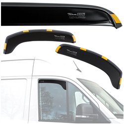 Front side window deflectors for Opel Vivaro B (X82) 2014-2019 | Plastic