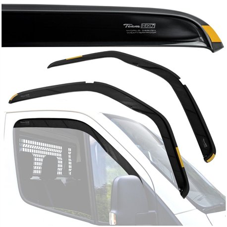 Front side window deflectors for Nissan NV400 I (M) PRE-FL 2010-2019