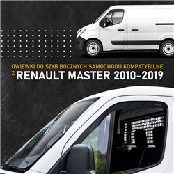 Front side window deflectors for Renault Master III (JV/FV) 2011-2024