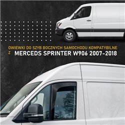 Front side window deflectors for Mercedes Sprinter (W906 | NCV3) 2006-2018