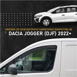 Side window deflectors for Dacia Jogger I (DJF) 2022- | Plastic