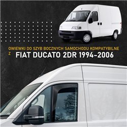 Owiewki szyb bocznych przednich Fiat Ducato II 1994-2006 | plastik