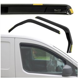 Side window deflectors for Jeep Wrangler IV (JL) 2018- | Plastic