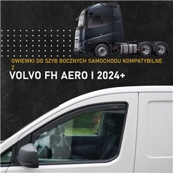 Side window deflectors for Volvo FH Aero Truck III EU 2024- | Plastic