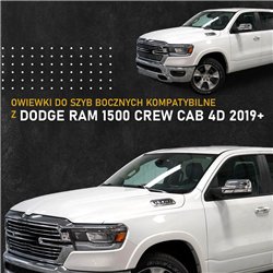 Side window deflectors for Dodge RAM 1500 V (DT) Crew Cab 4D 2019-
