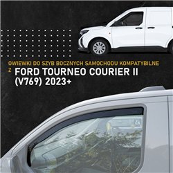 Front side window deflectors for Ford Tourneo Courier II (V769) 2023-