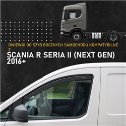 Side window deflectors for Scania R Series Truck II (Next Gen) EU 2016-