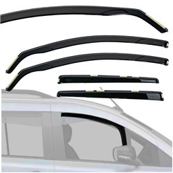 Side window deflectors for KIA Sportage III (SL) 2010-2015 | Plastic