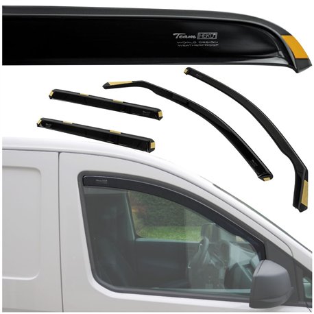 Side window deflectors for Dacia Bigster I (DJF) 2025- | Plastic