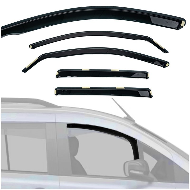Side window deflectors for Skoda Octavia Station Wagon II (1Z) 2005-2013