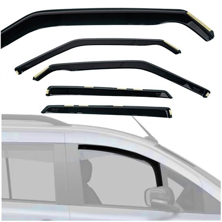 Owiewki szyb bocznych Volkswagen VW Passat Variant Kombi VII 2010-2014 plas