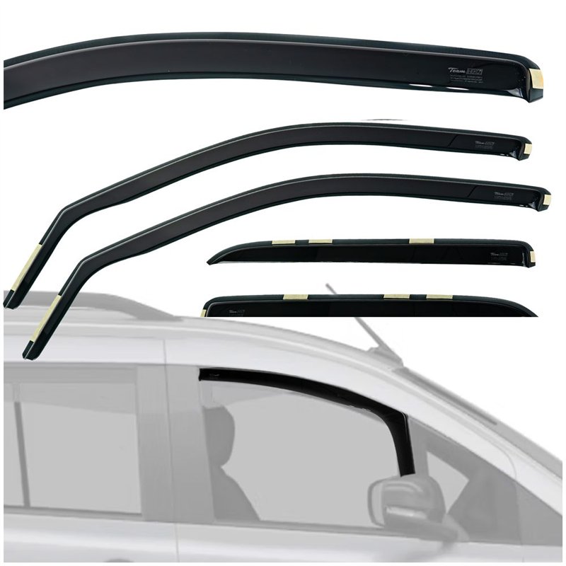 Side window deflectors for Dodge RAM 1500 IV (DS/DJ) 4D 2009-2018 | Plastic