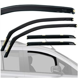 Side window deflectors for RAM 1500 II (DT) Crew Cab 4D 2019- | Plastic