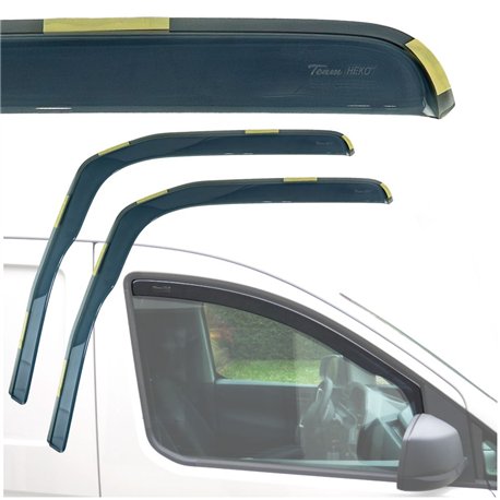 Side window deflectors for Volvo FM Series Truck III EU 2013-2019 | Plastic