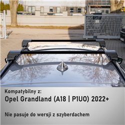 Bagażnik dachowy do Opel Grandland I 2022- Elegance V2