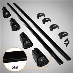 Roof rack for Opel Grandland X I PRE-FL 2017-2021 Solidbar Beta V2 Lite