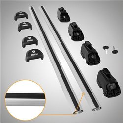 Roof rack for Opel Grandland I (A18 | P1UO) 2022- Boldbar Beta V2 Aluminum
