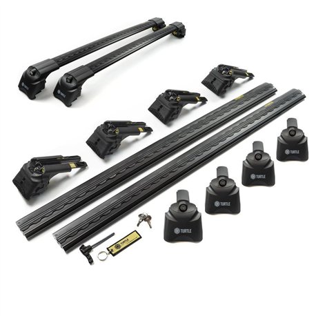 Roof rack for Opel Grandland X I PRE-FL 2017-2021 AIR-2 Aluminum Plastic