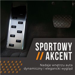Podstopnica do Opel Grandland X I 2017- Czarny Srebrny stal