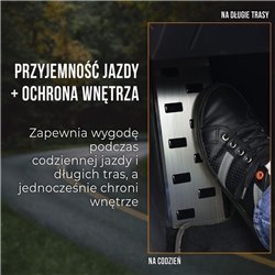 Podstopnica do Opel Grandland X I 2017- Czarny Srebrny stal