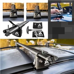 Bagażnik dachowy do Opel Grandland I 2017- Aluminium plastik