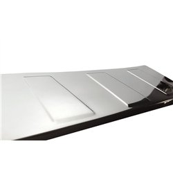 Rear bumper trim for Opel Grandland I (A18 | P1UO) FL 2021- Chrome steel