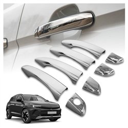 Handle covers for Opel Grandland I 2022- | Chrome Stainless steel Polished