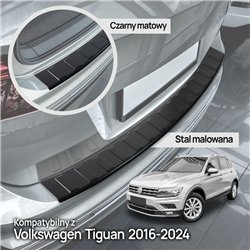 Rear bumper trim for Volkswagen VW Tiguan II (AD1/BW) 2016-2024 | steel