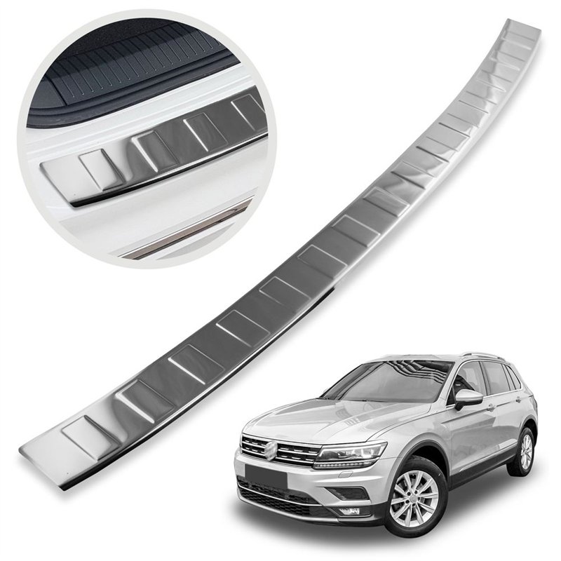 Rear bumper trim for Volkswagen VW Tiguan II (AD1/BW) 2016-2024 | steel