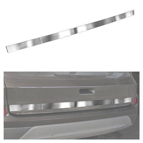 Rear tailgate edge trim for Honda CR-V IV (RM | RE6) 2012-2015 Silver steel
