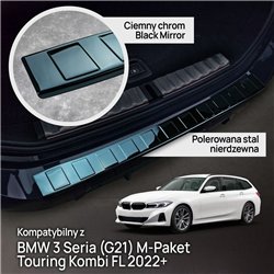 Rear bumper trim BMW 3 Series Touring Station Wagon G21 M-Paket Kombi FL 20