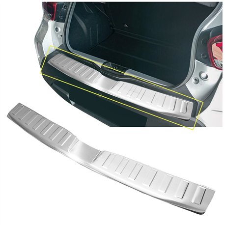 Rear bumper trim for Dacia Spring Electric I (DBG) 2021- | Chrome steel