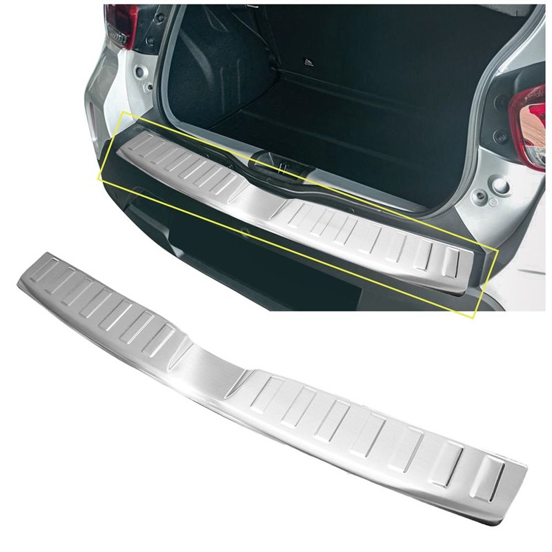 Rear bumper trim for Dacia Spring Electric I (DBG) 2021- | Chrome steel