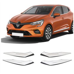 Trims for fog light grilles Renault Clio Hatchback V 2019-2025 steel