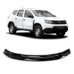 Bonnet guard for Dacia Duster II (HM | SR) 2018-2024 Black ABS Shiny