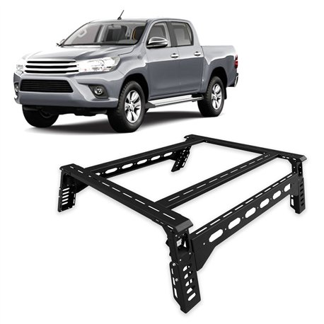 Truck bed tent structure for Toyota Hilux VIII 2016-