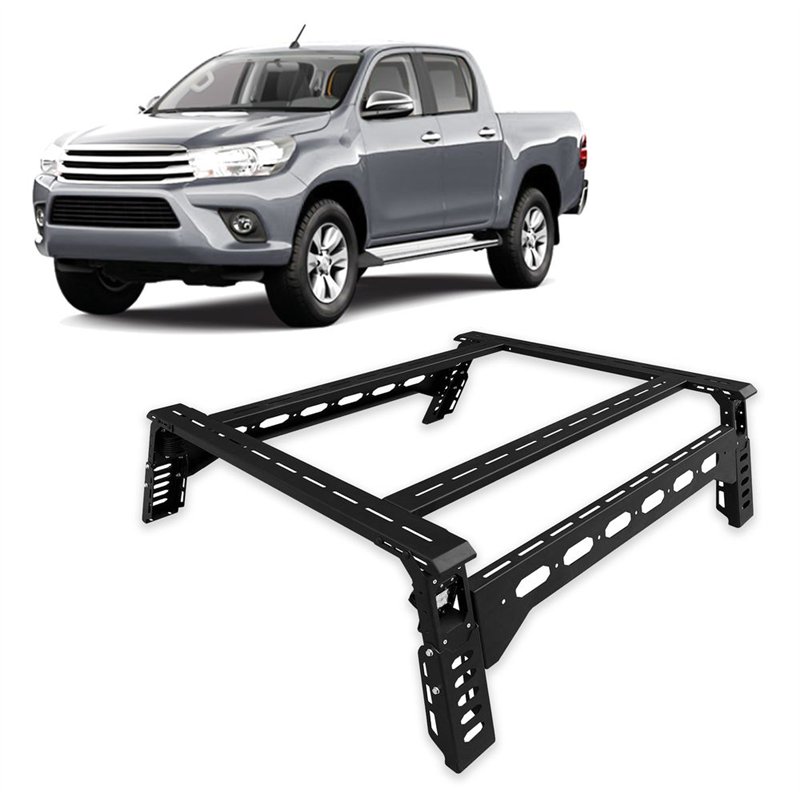 Truck bed tent structure for Toyota Hilux VIII 2016-